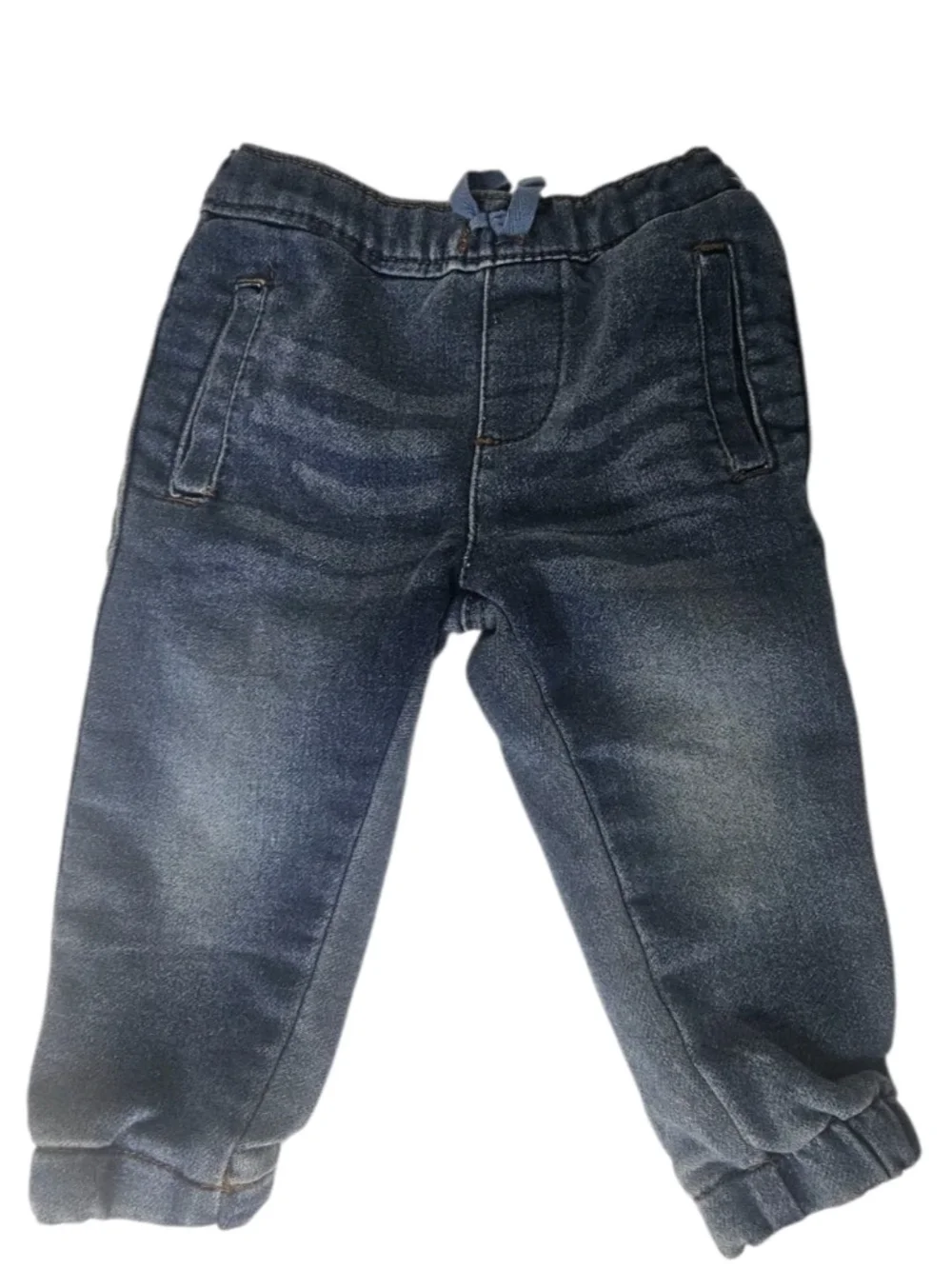 Seven For All Mankind Baby Boy Camo Henley Shirt Denim Blue Jeans Set 12 Months